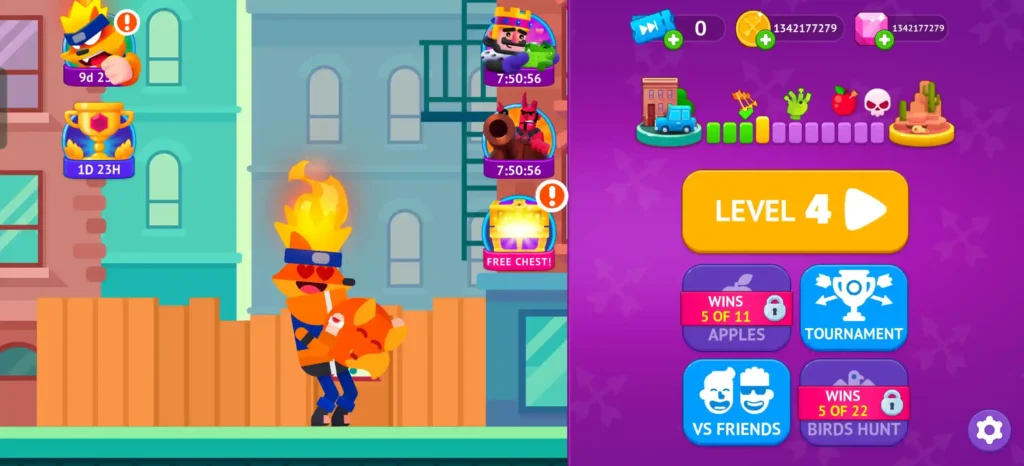 Bowmasters Mod APK7