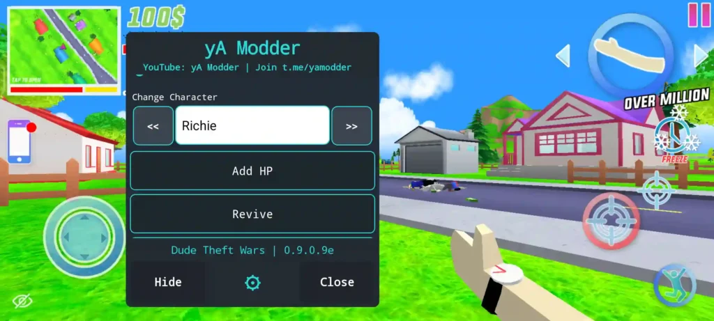 Dude Theft Wars Mod Menu APK