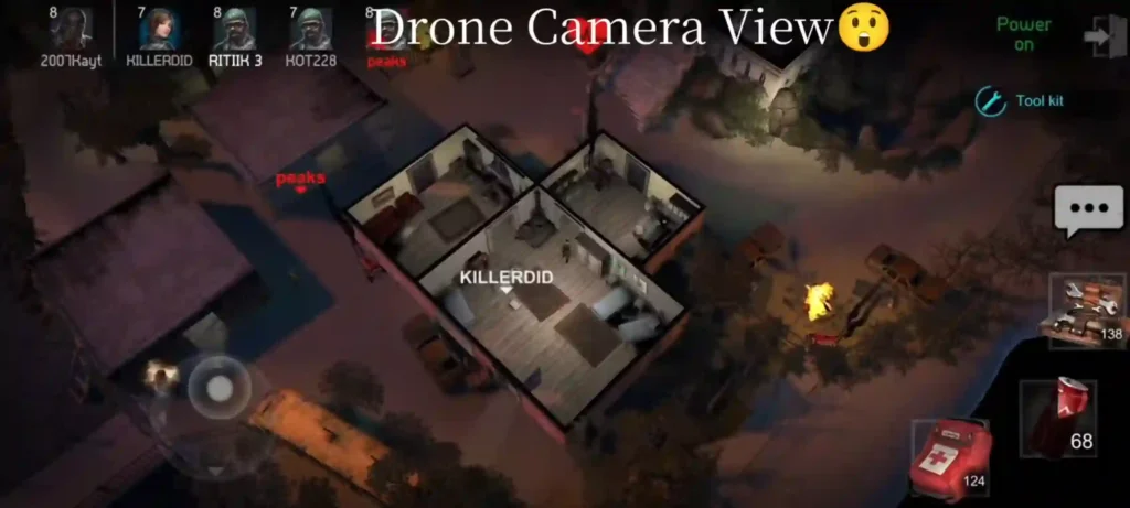 Horrorfield Mod APK Drone Camera View And Eagle Eye