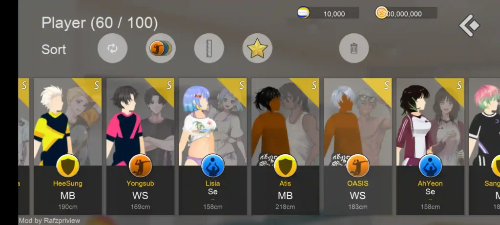 The Spike Volleyball Mod APK Unlocked All Characters