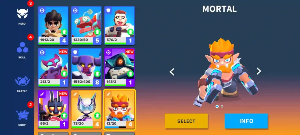Heroes Strike Offline Mod APK Unlock All Characters