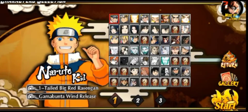 Naruto Storm 4 Senki Mod Apk all Characters Unlocked